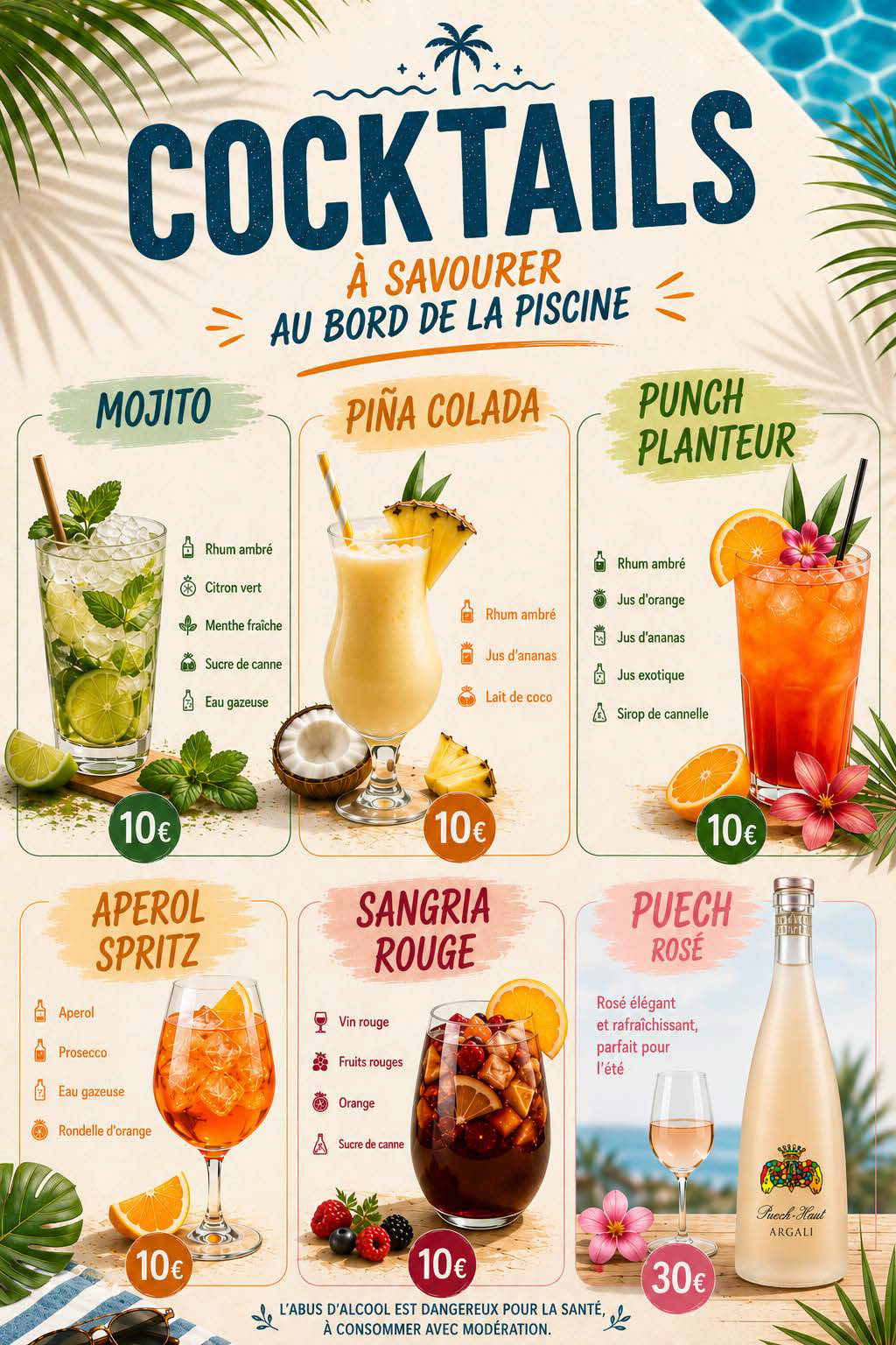 Le snack est ouvert tout l'été